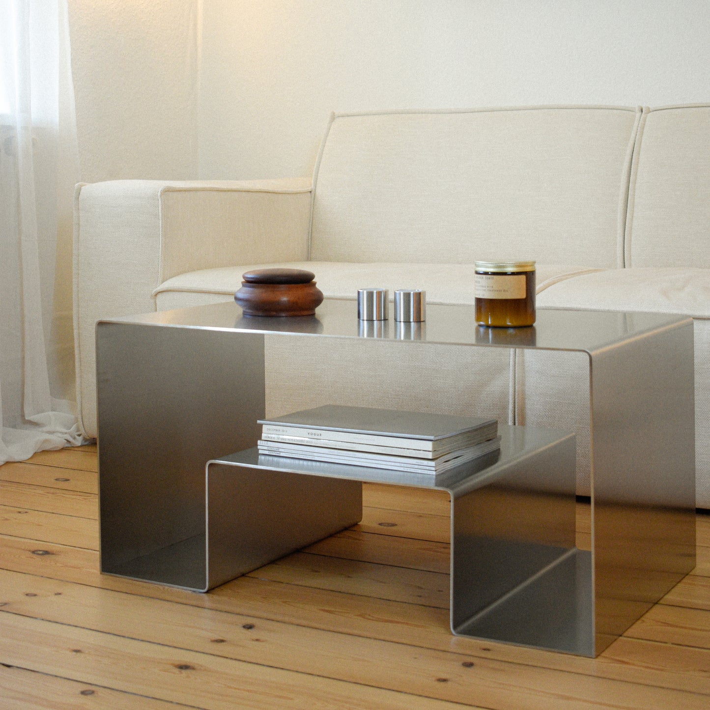 STEEL COFFEE TABLE UPPSALA